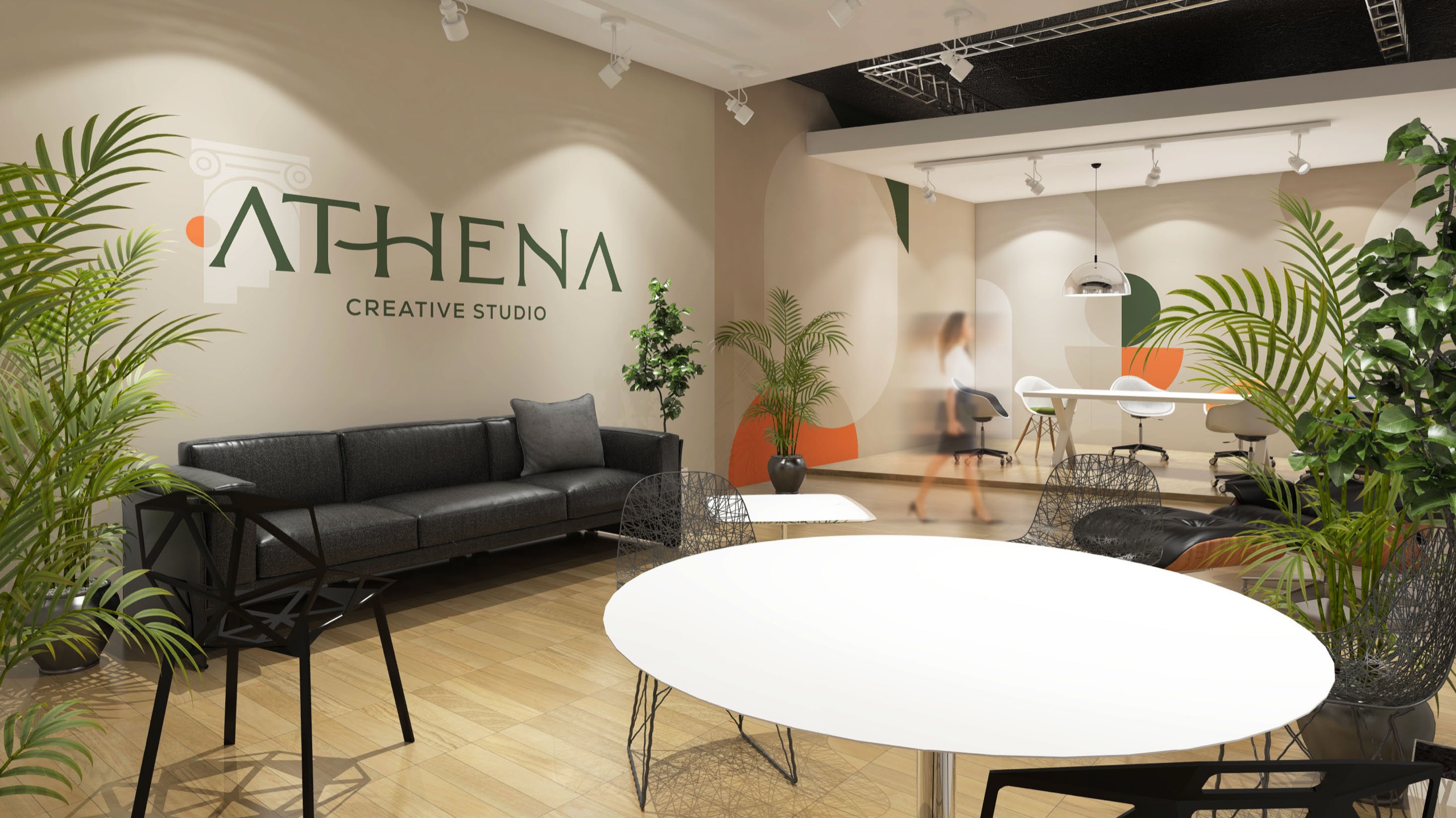 Athena Creative Studio – visuell identitet