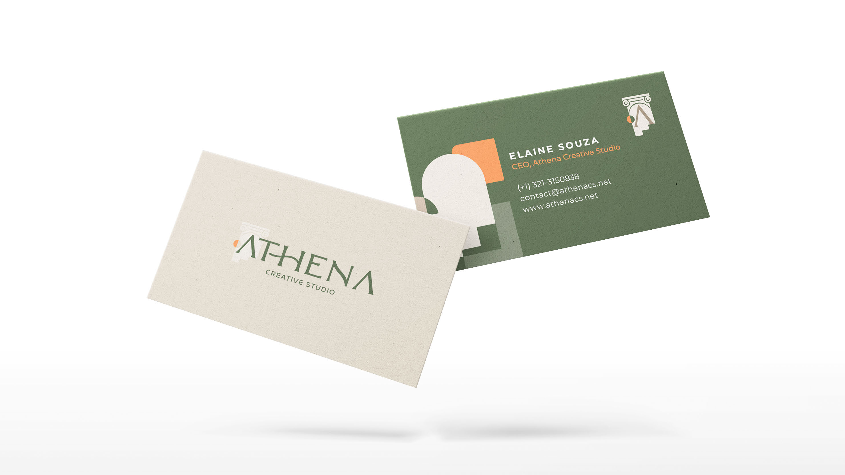Athena Creative Studio – visuell identitet