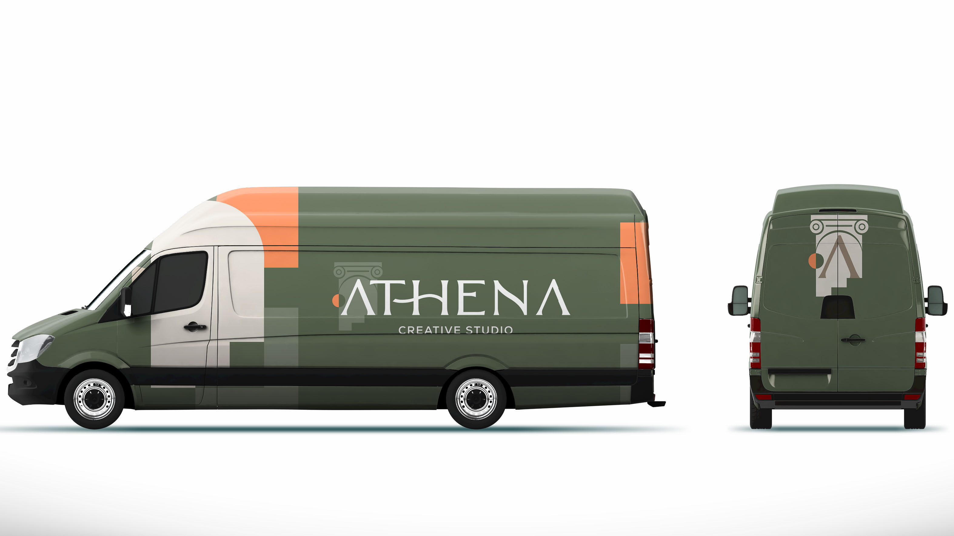 Athena Creative Studio – visuell identitet