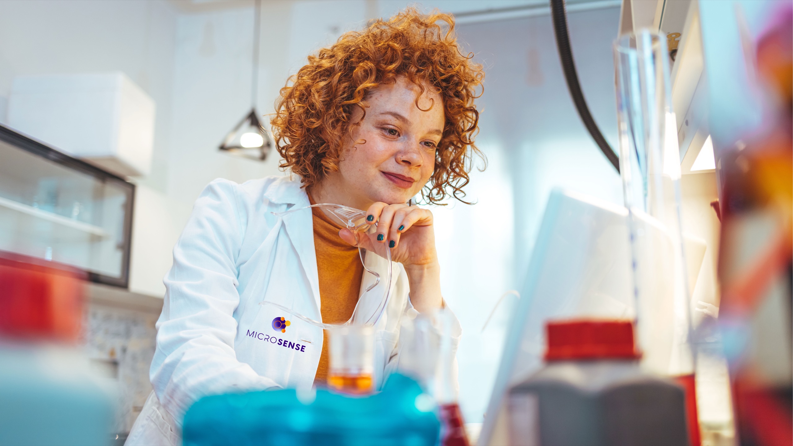 MicroSense – visuell identitet for laboratorium